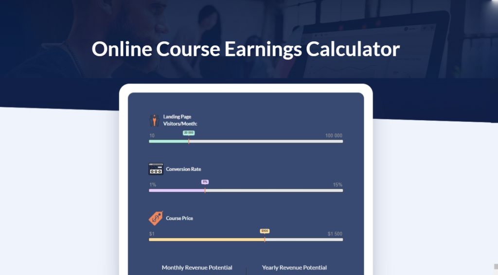Online Couse Earning Calculator