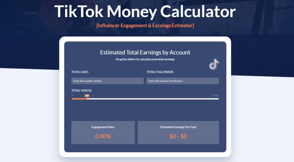TikTok Money Calculator