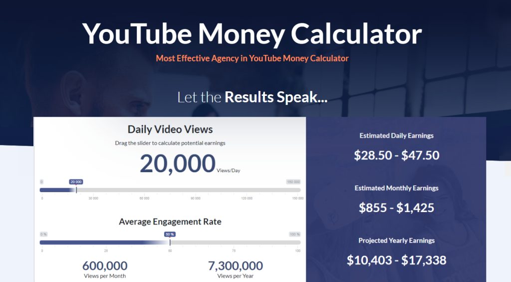 YouTube Money Calculator