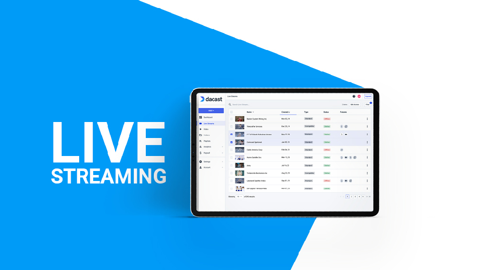 Dacast - Live Streaming Platform