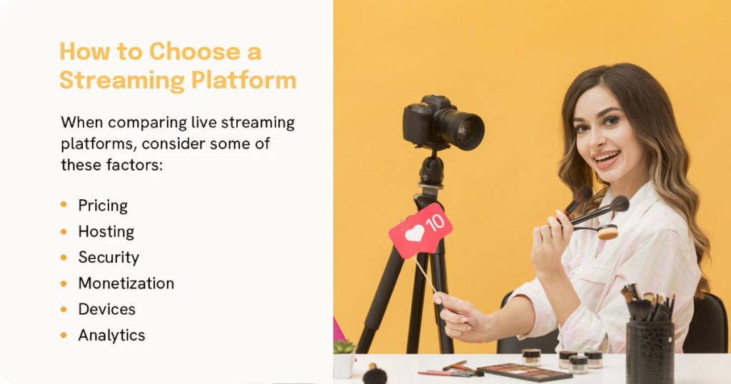 How to choose a streaming platforms