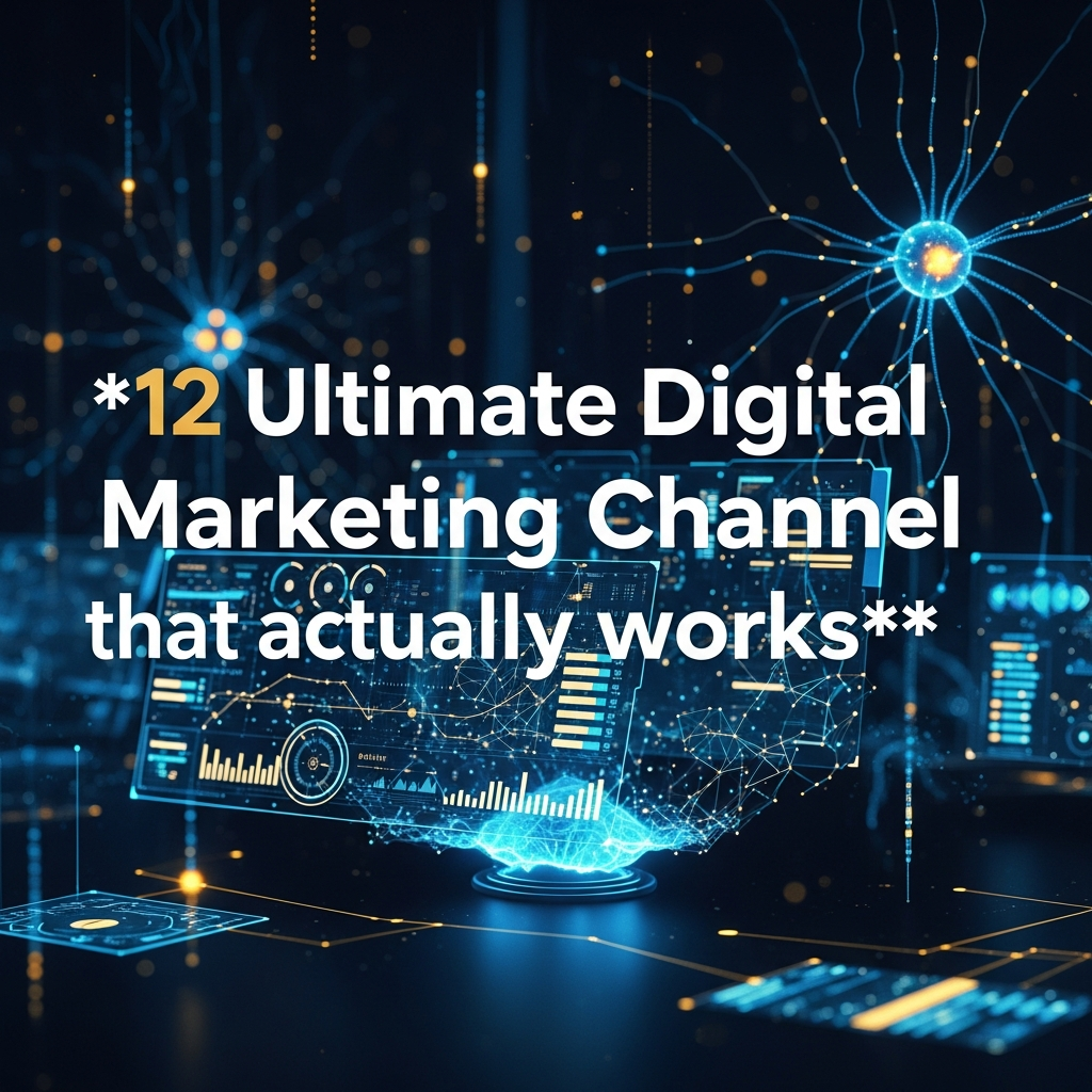 12 Ultimate Digital Marketing Channel that actually works 12 Ultimate Digital Marketing Channel that actually works