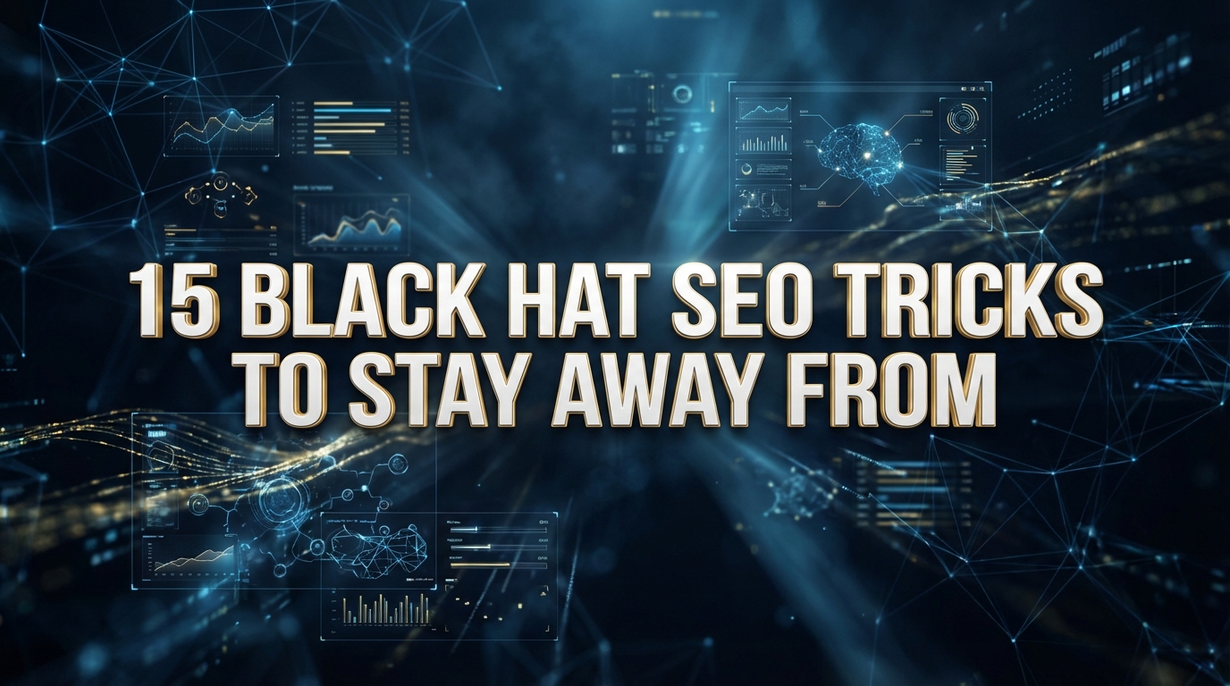 15 Black Hat SEO Tricks to Stay Away From 15 Black Hat SEO Tricks to Stay Away From