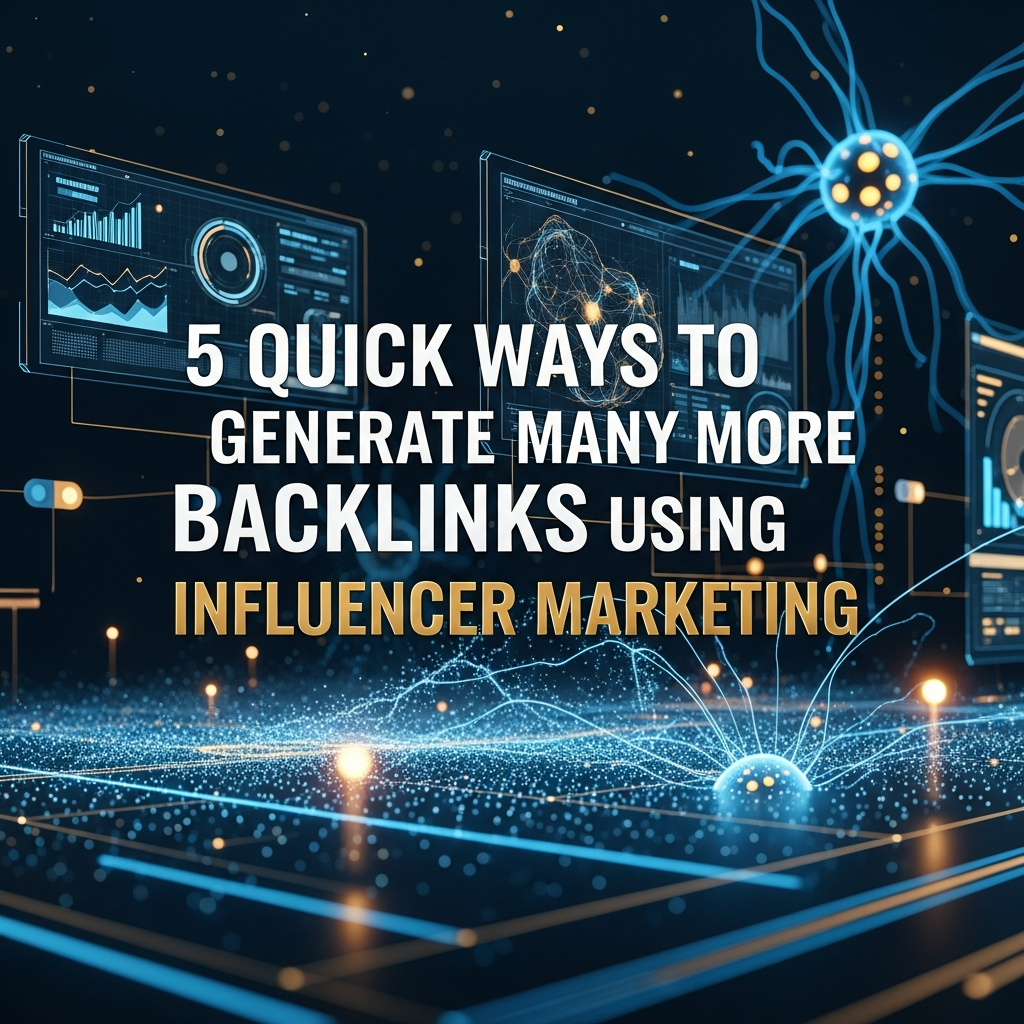 5 Quick Ways to Generate Many More Backlinks Using Influencer Marketing 5 Quick Ways to Generate Many More Backlinks Using Influencer Marketing