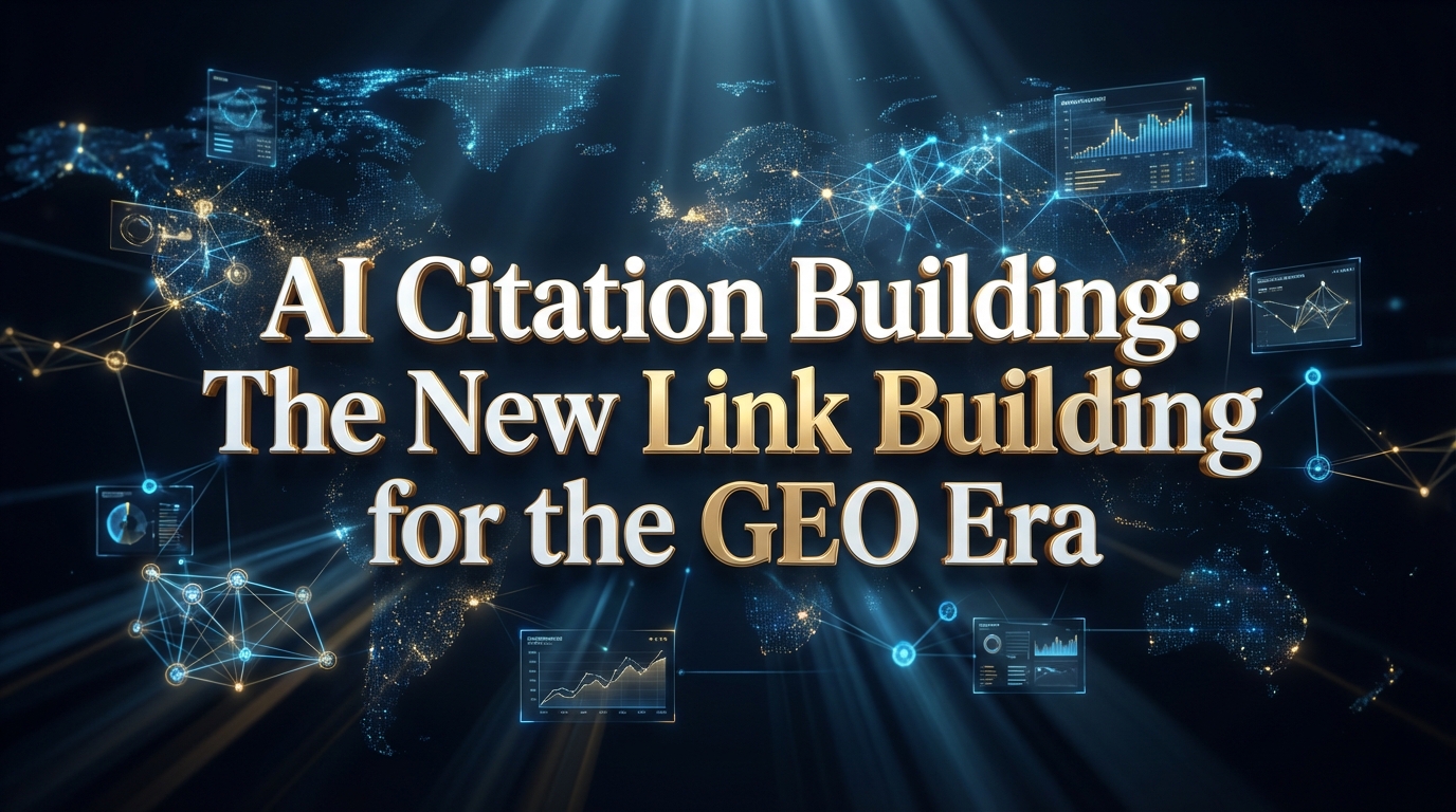 AI Citation Building: The New Link Building for the GEO Era AI Citation Building: The New Link Building for the GEO Era