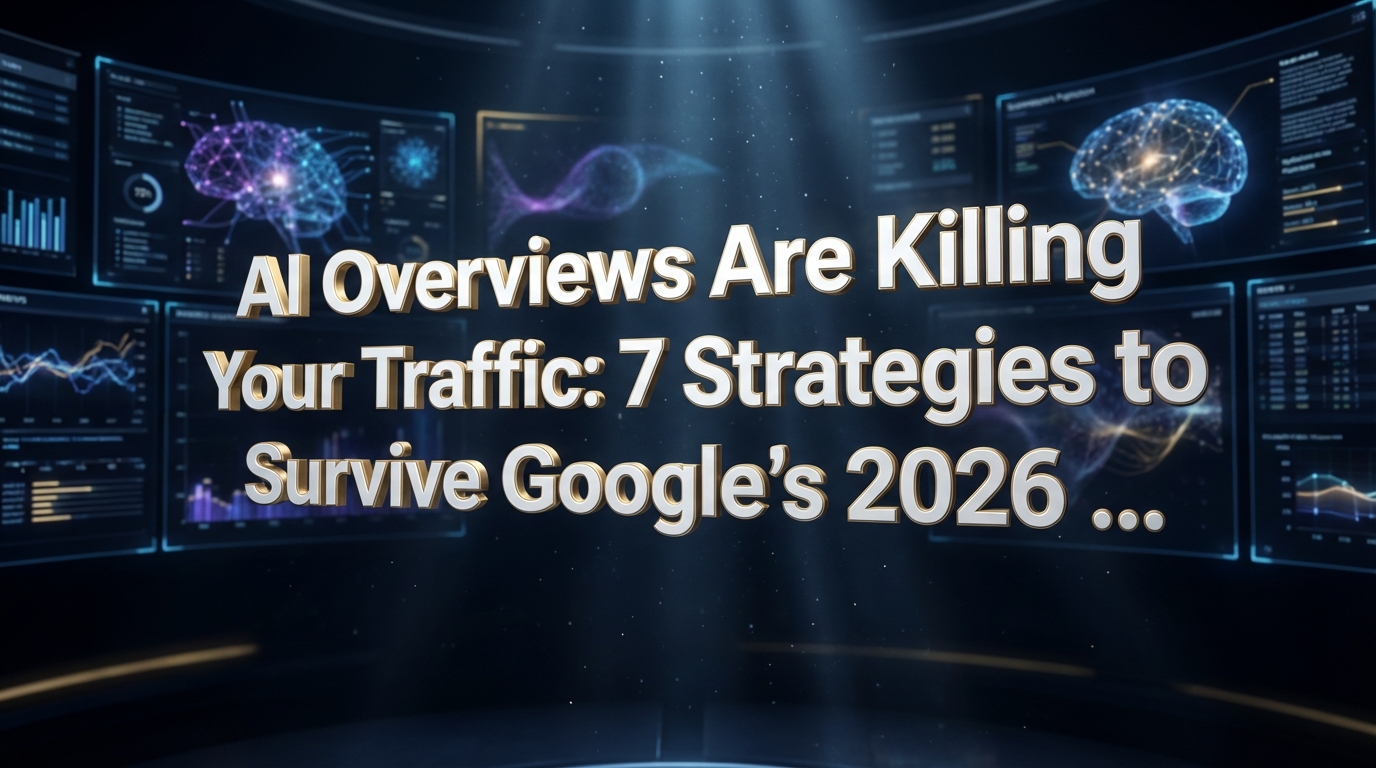 AI Overviews Are Killing Your Traffic: 7 Strategies to Survive Google’s 2026 Search Revolution