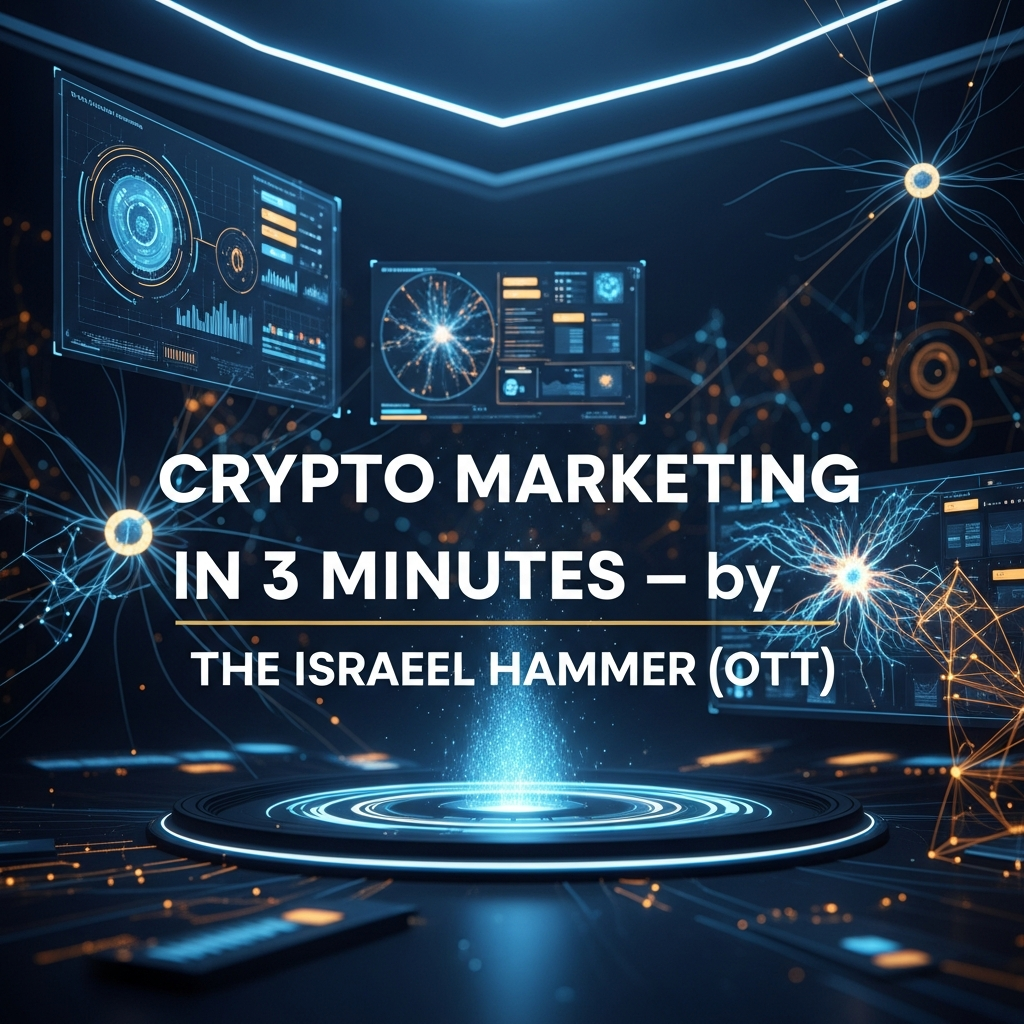 Crypto Marketing in 3 Minutes – by The Israeli Hammer (OTT) Crypto Marketing in 3 Minutes – by The Israeli Hammer (OTT)