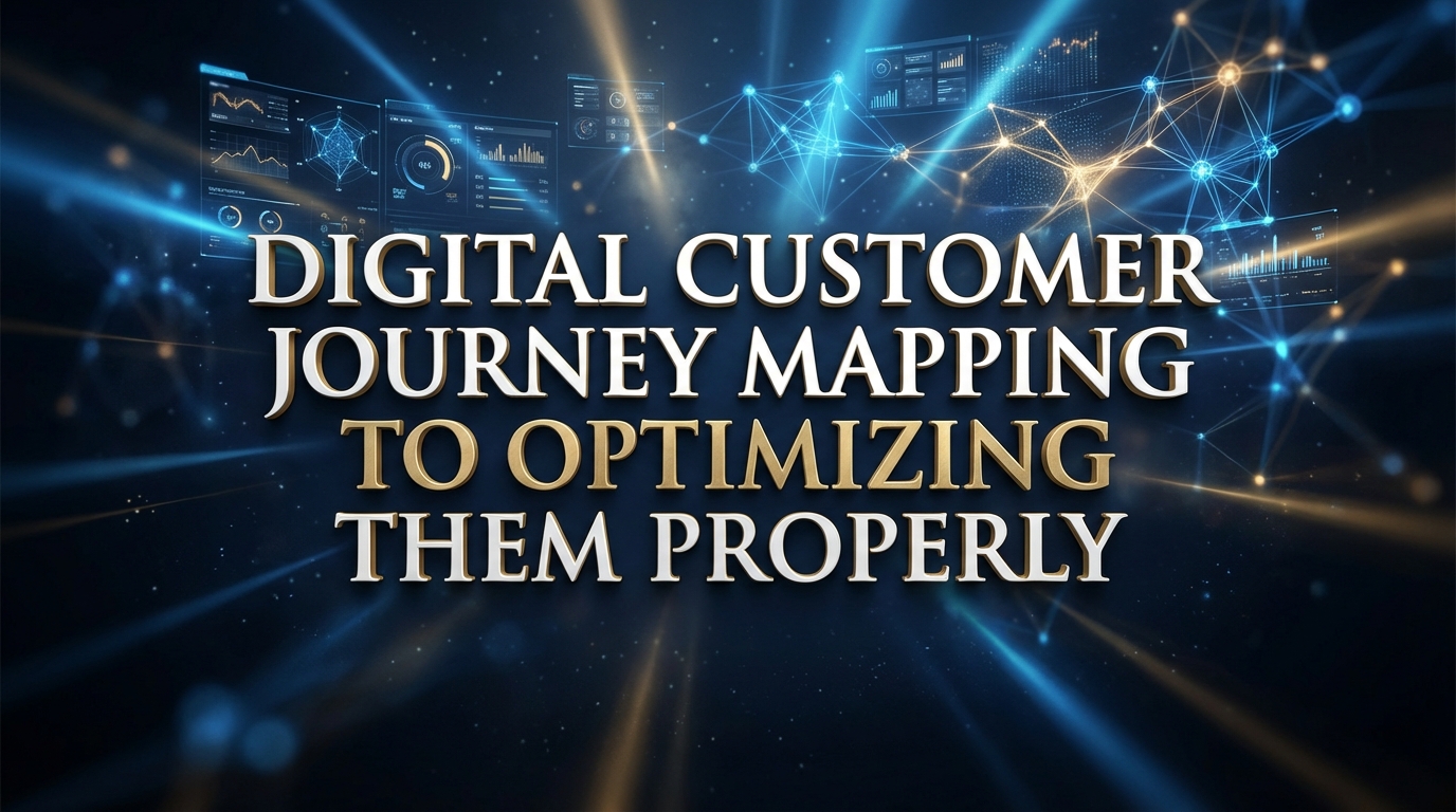 Digital Customer Journey Mapping to Optimizing Them Properly Digital Customer Journey Mapping to Optimizing Them Properly