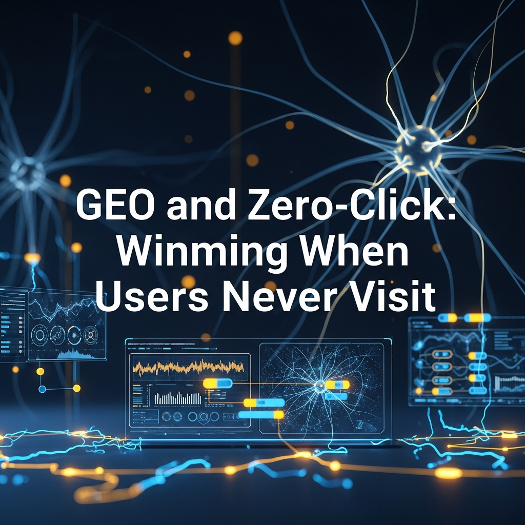 GEO and Zero-Click Search: Winning When Users Never Visit GEO and Zero-Click Search: Winning When Users Never Visit