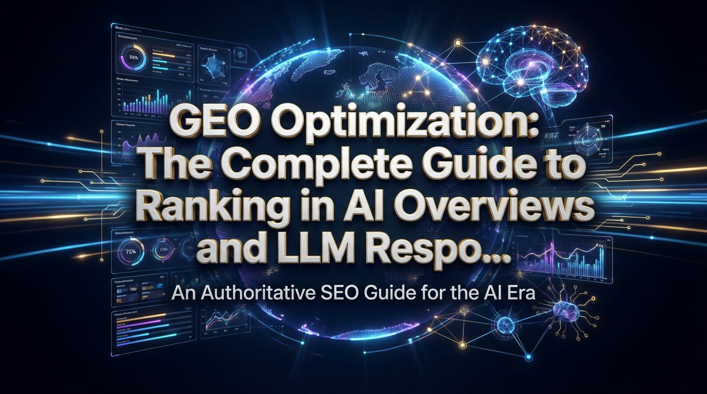 GEO Optimization: The Complete Guide to Ranking in AI Overviews and LLM Responses GEO Optimization: The Complete Guide to Ranking in AI Overviews and LLM Responses