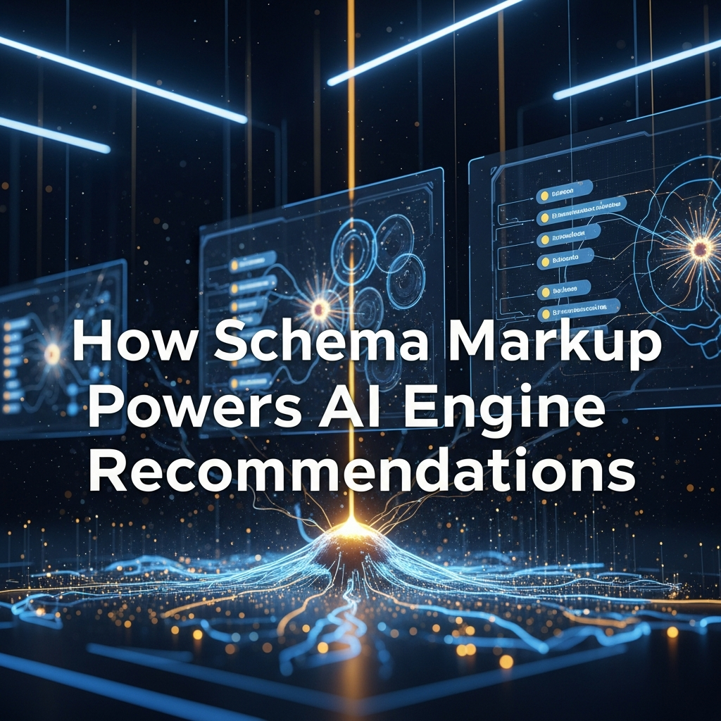 How Schema Markup Powers AI Engine Recommendations How Schema Markup Powers AI Engine Recommendations