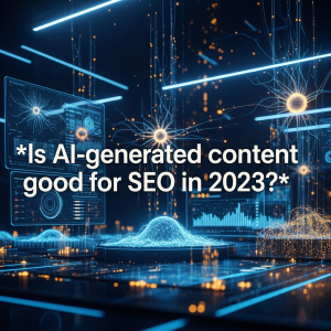 Is AI-generated content good for SEO in 2023?