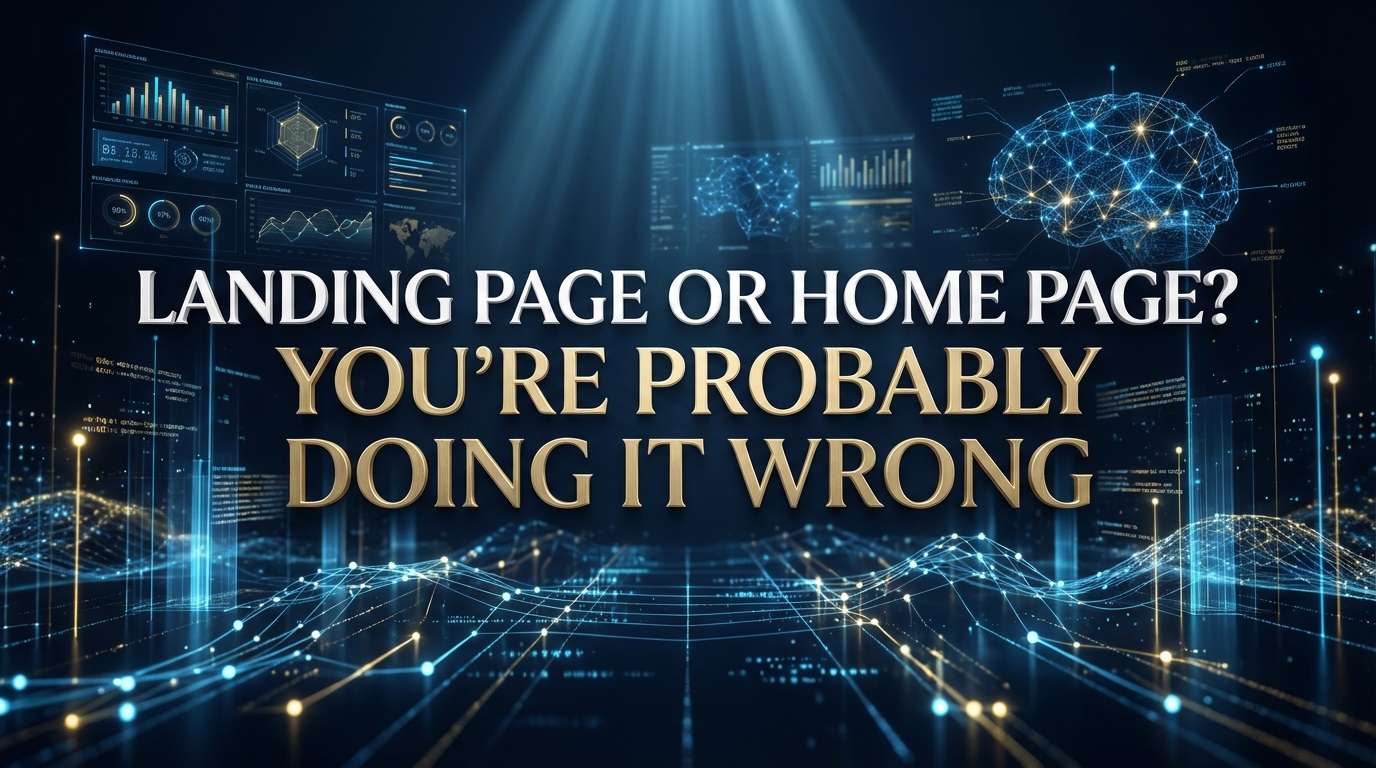 Landing Page or Home Page? You’re Probably Doing it Wrong Landing Page or Home Page? You’re Probably Doing it Wrong