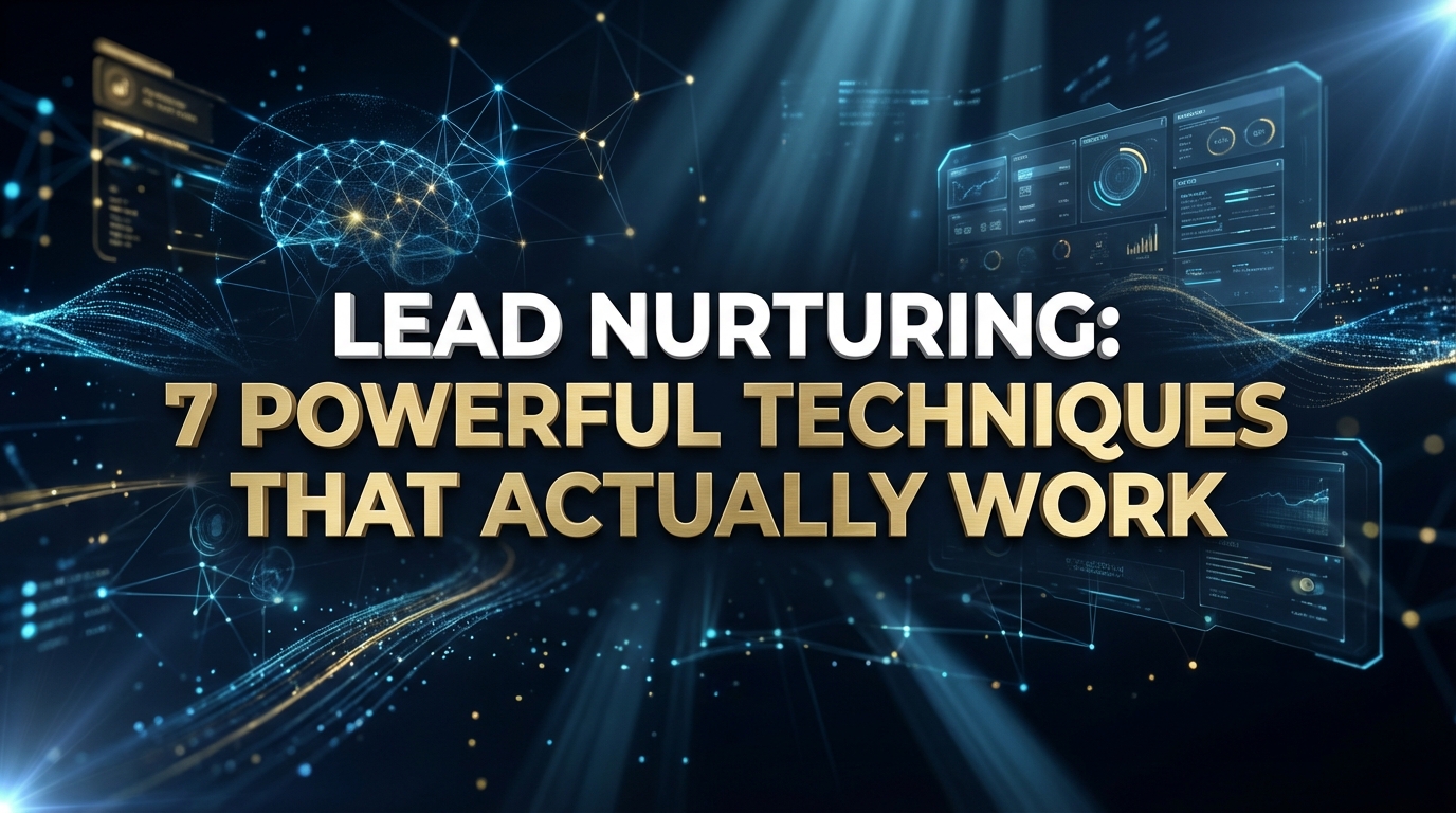 Lead Nurturing: 7 Powerful Techniques That Actually Work Lead Nurturing: 7 Powerful Techniques That Actually Work
