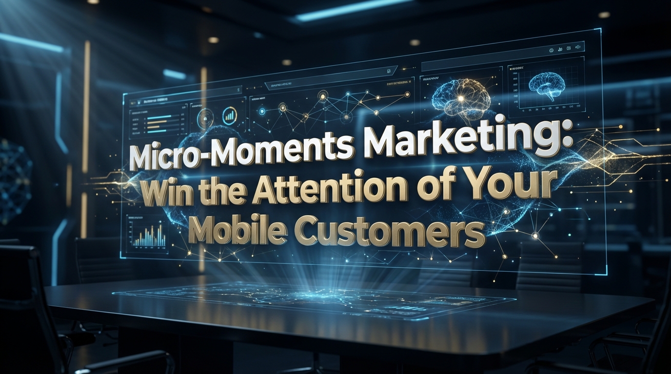 Micro-Moments Marketing: Win the Attention of Your Mobile Customers Micro-Moments Marketing: Win the Attention of Your Mobile Customers
