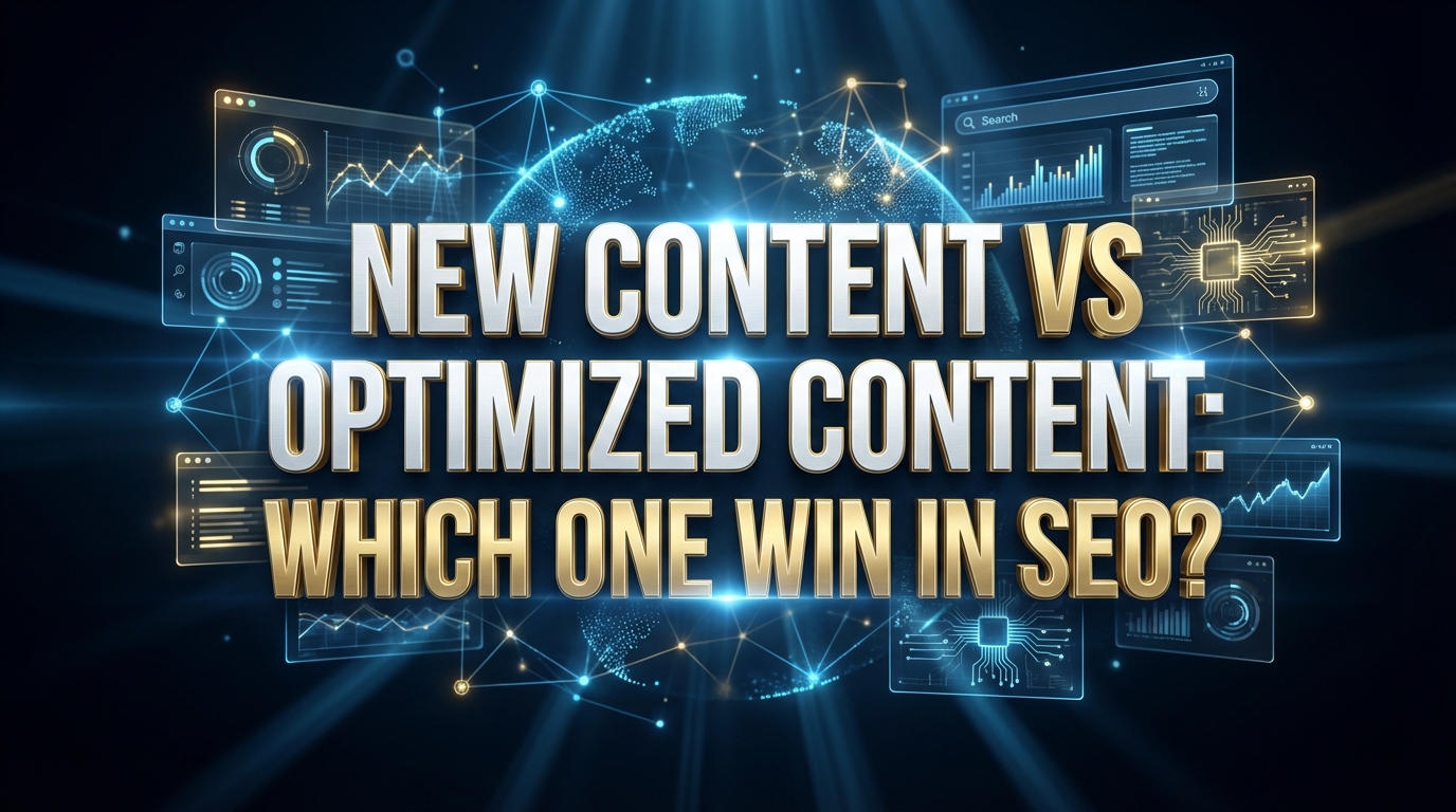 New Content VS Optimized Content: Which One Win in SEO? New Content VS Optimized Content: Which One Win in SEO?