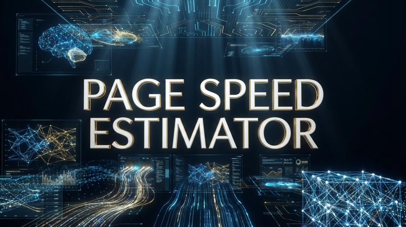 Page Speed Estimator Page Speed Estimator
