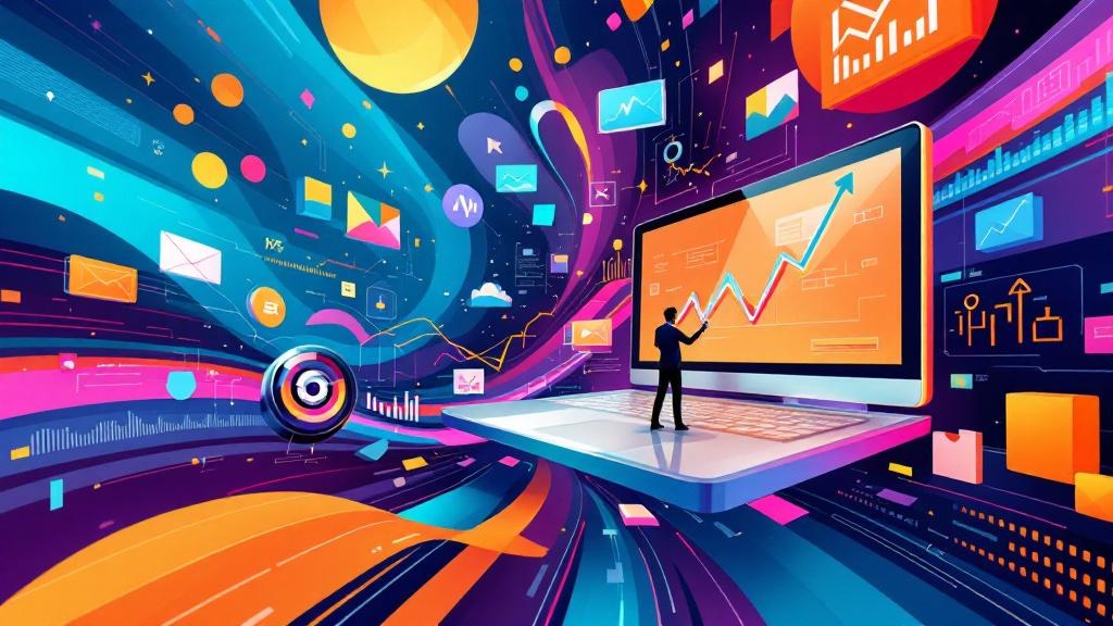 Digital marketing illustration