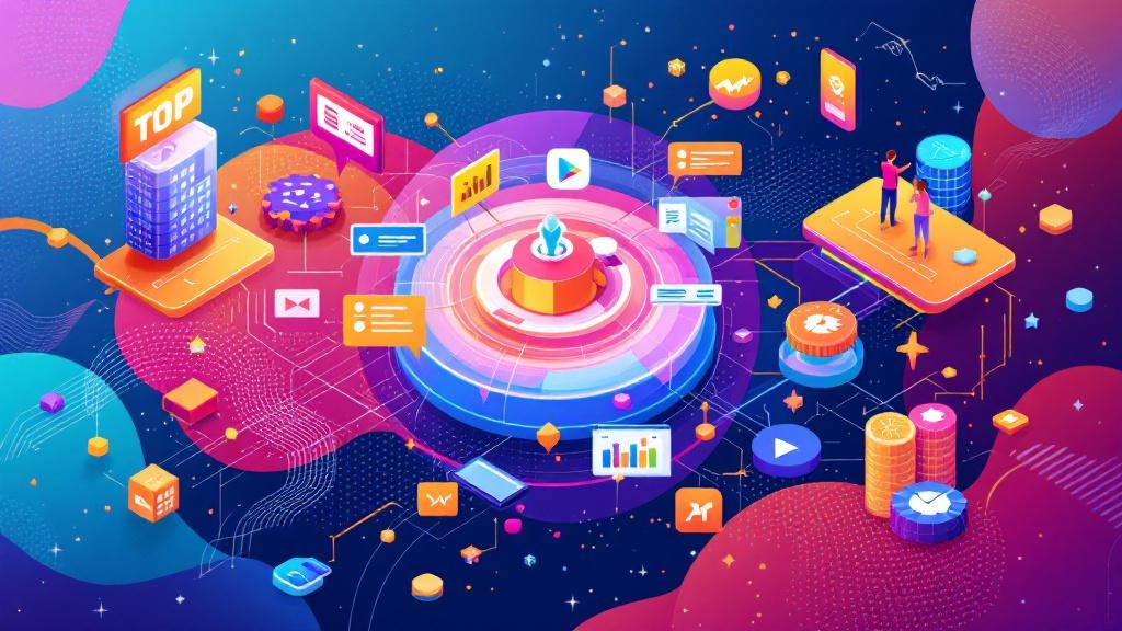 Digital marketing illustration