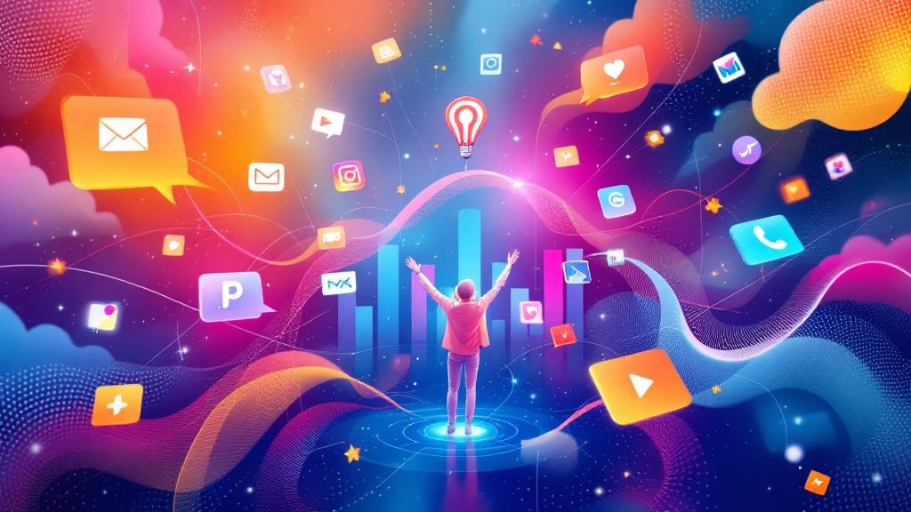 Digital marketing illustration