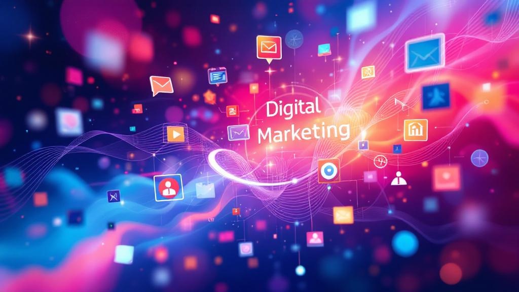 Digital marketing illustration