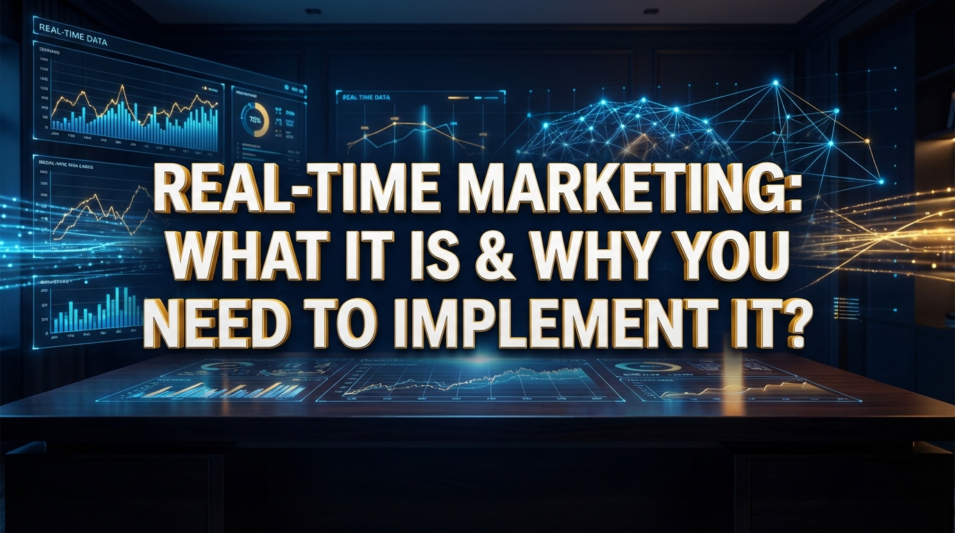 Real-Time Marketing: What it is & Why You Need to Implement it? Real-Time Marketing: What it is & Why You Need to Implement it?