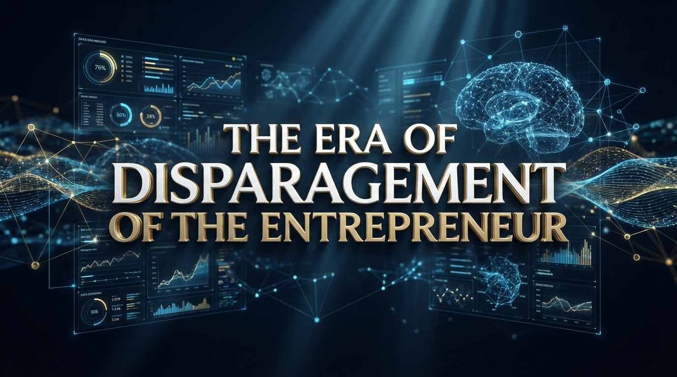 The Era of Disparagement Of The Entrepreneur The Era of Disparagement Of The Entrepreneur