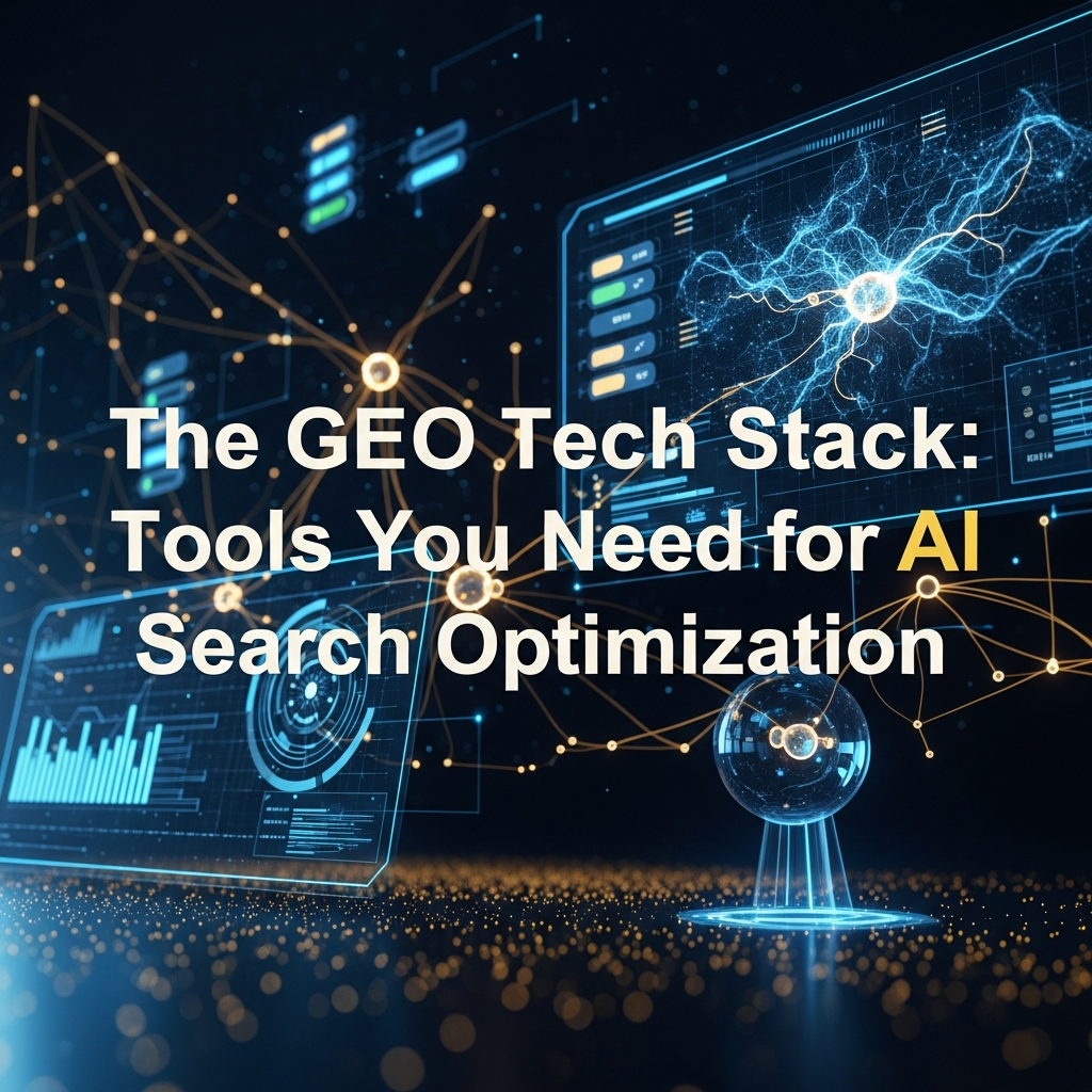 The GEO Tech Stack: Tools You Need for AI Search Optimization The GEO Tech Stack: Tools You Need for AI Search Optimization