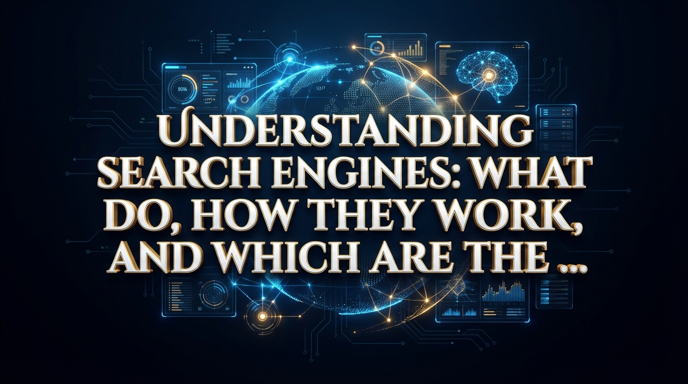 Understanding Search Engines: What They Do, How They Work, and Which Are the Top Ones Out There Understanding Search Engines: What They Do, How They Work, and Which Are the Top Ones Out There
