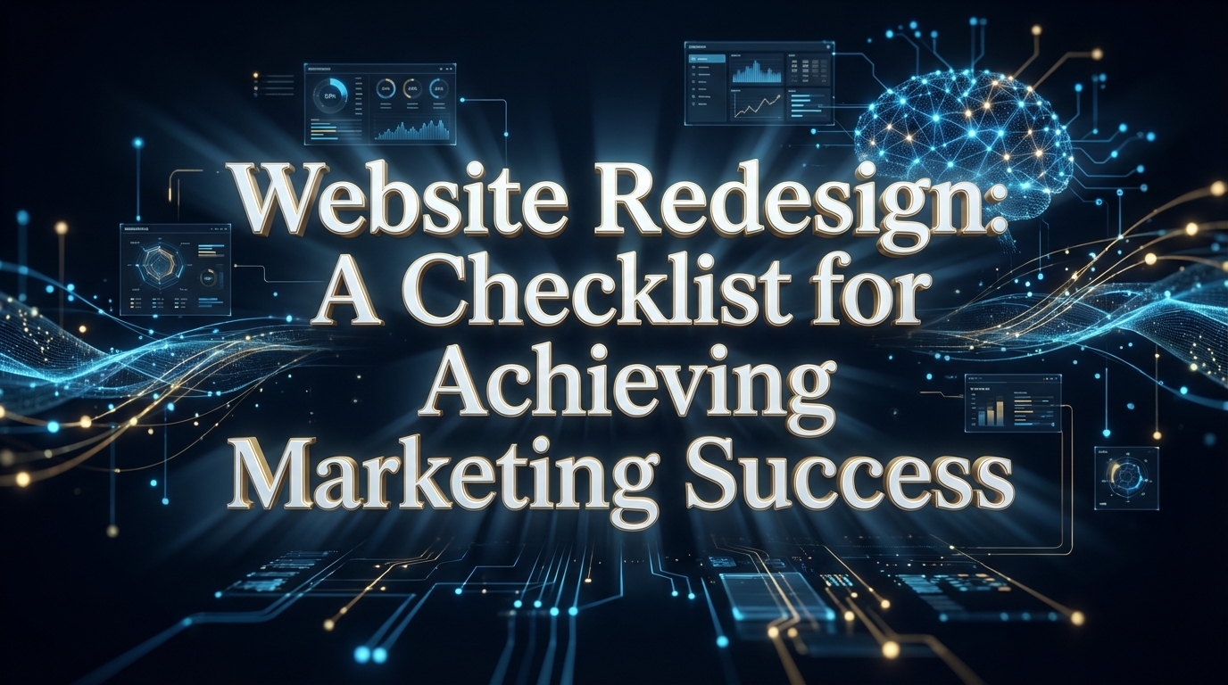 Website Redesign: A Checklist for Achieving Marketing Success Website Redesign: A Checklist for Achieving Marketing Success